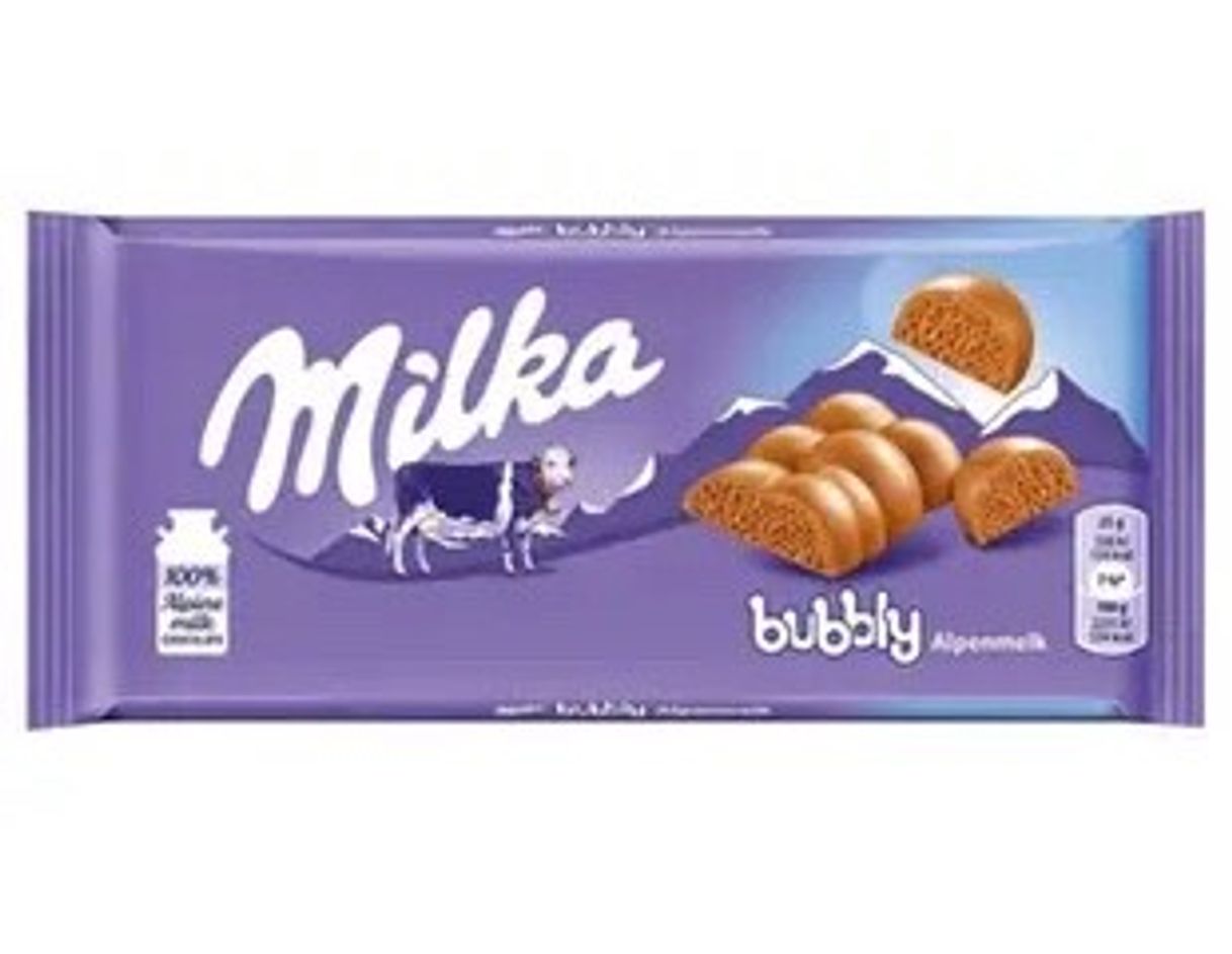 Fashion Chocolate Milka Bubbly Alpine Milk 