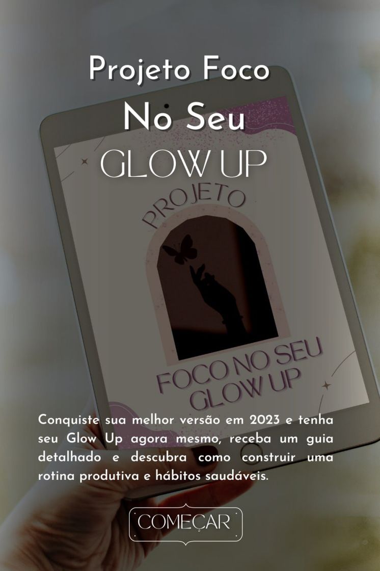 Books Projeto Foco no Seu Glow Up 