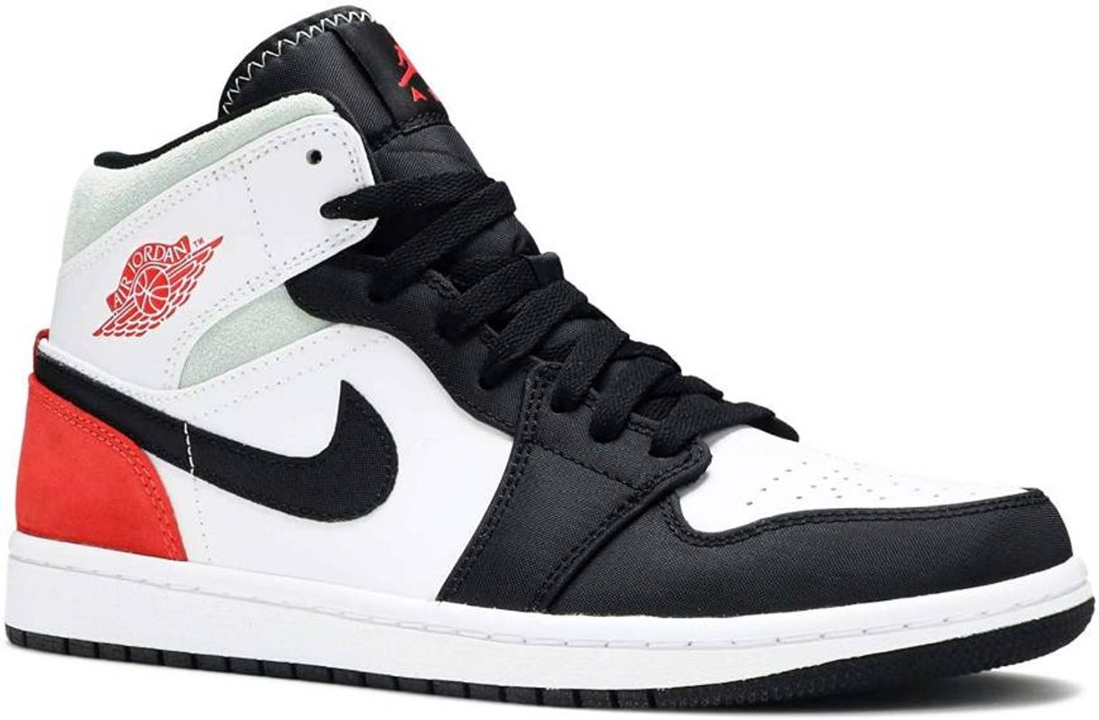 Nike air jordan 1 mid 'black toe union' 