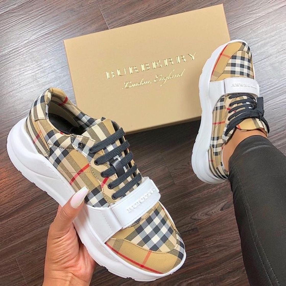 Product Burberry Vintage Check Cotton Sneakers