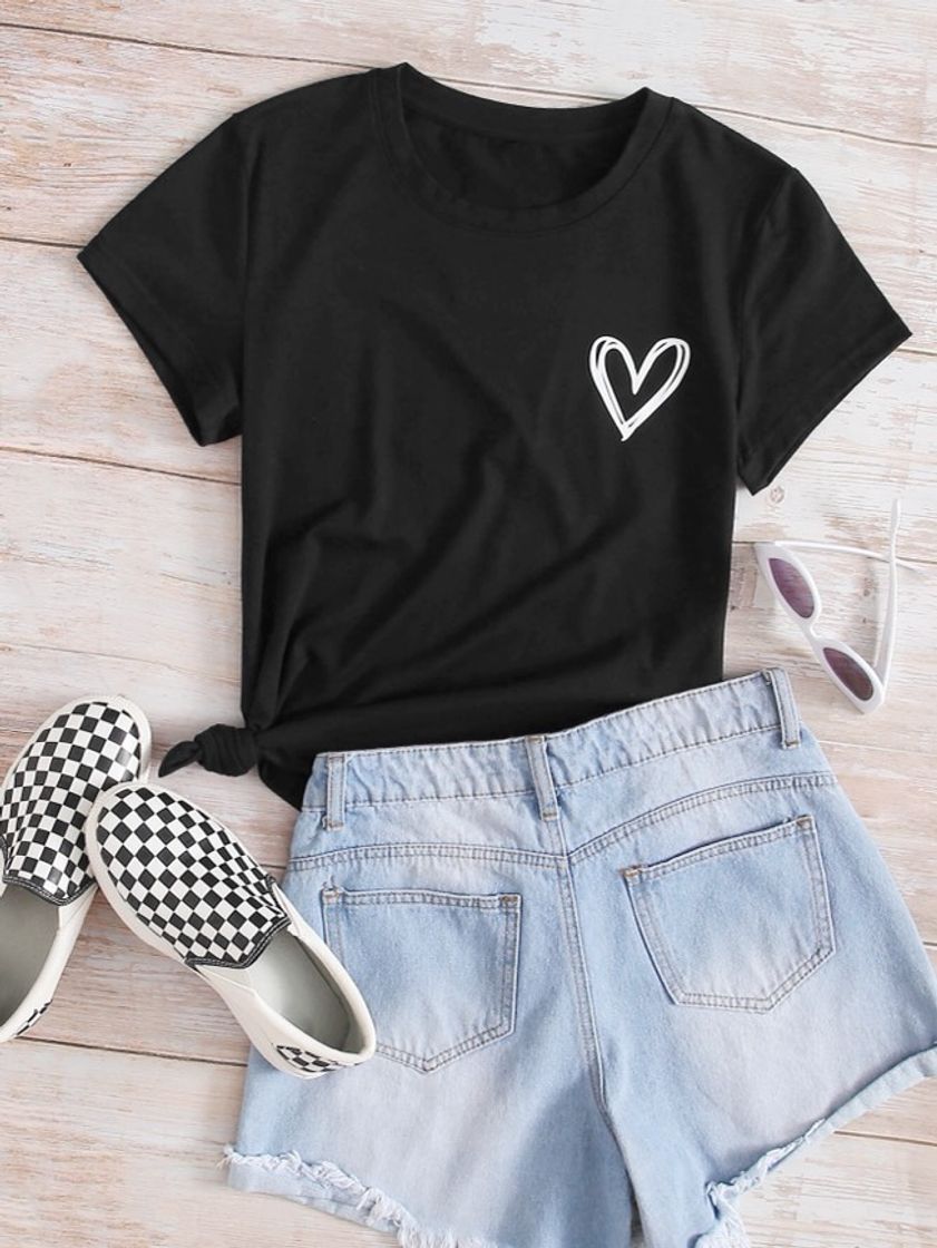 Fashion Camiseta preta 