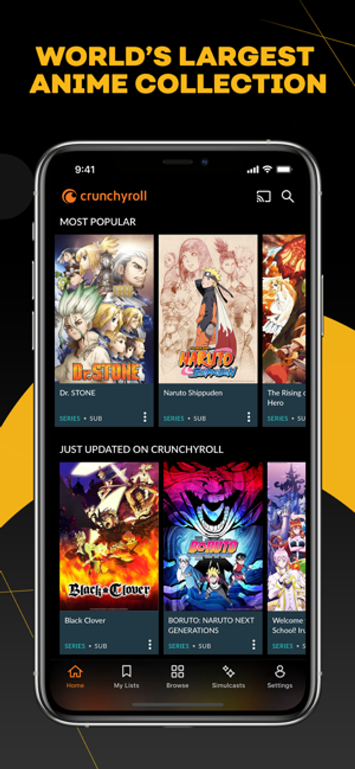 Moda ‎Crunchyroll on the App Store