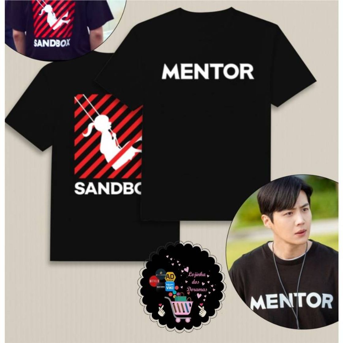 Fashion Camiseta Dorama StarTup Mentor😍