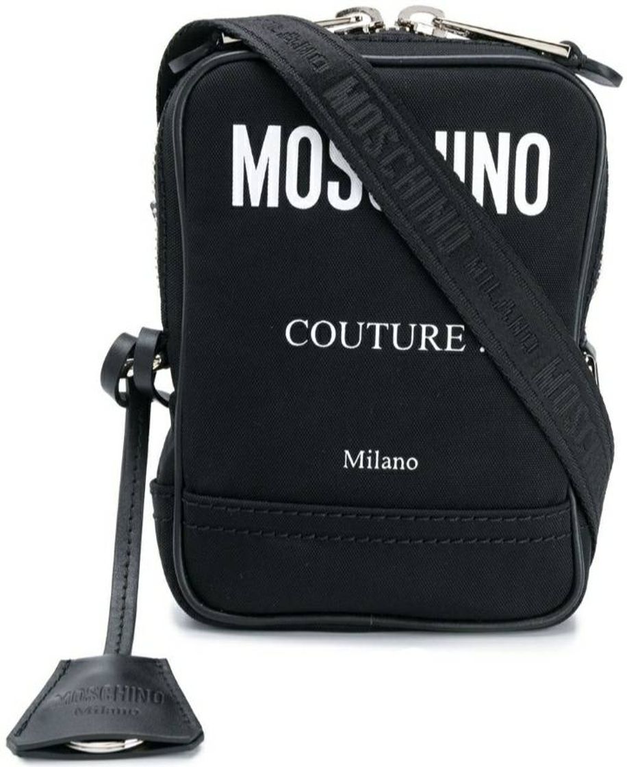 Moda MoschinoBolsa tiracolo com logo


