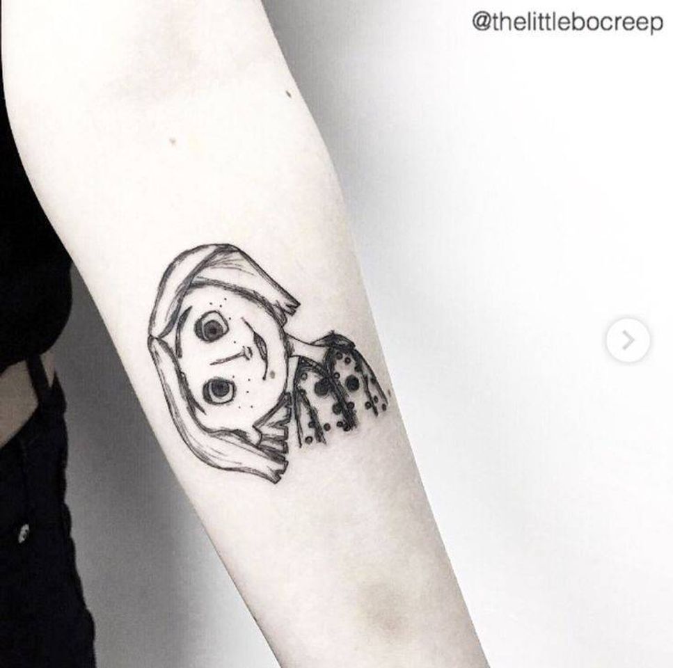 Moda Tatuagem coraline e o mundo secreto