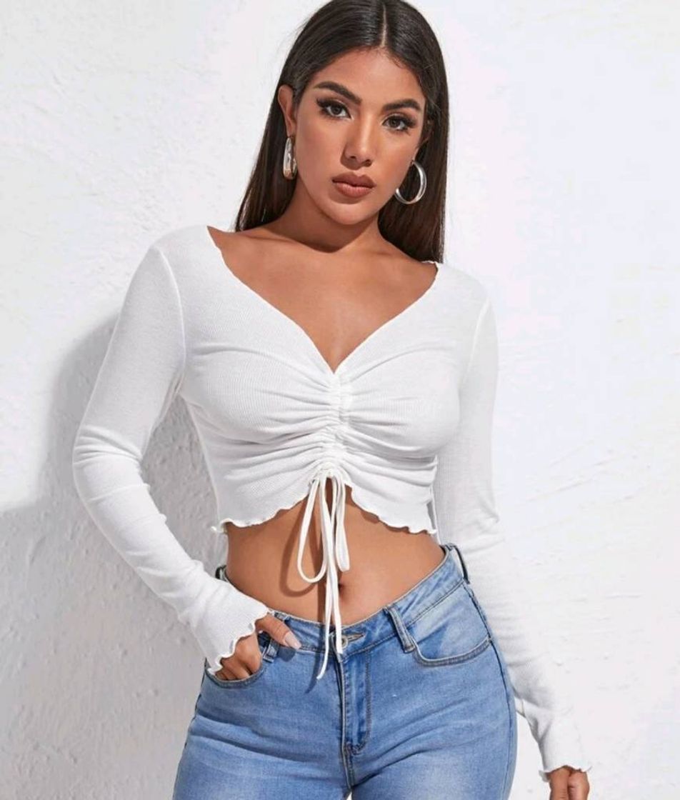 Fashion cropped branco 