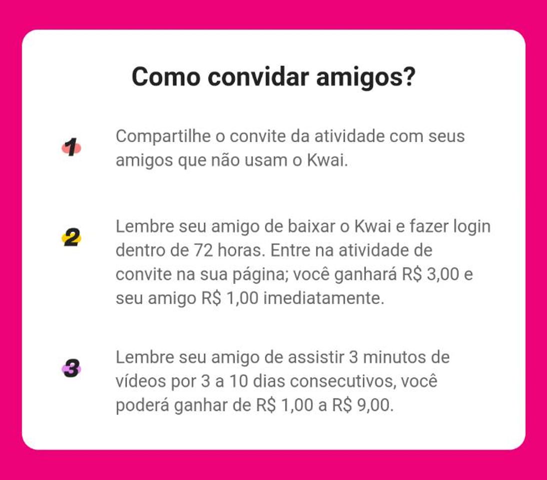 App Kwai - Como convidar amigos para obter dinheiro?💰