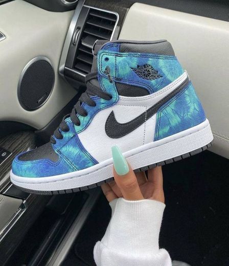 Air jordan tie dye🥥☁️🦋