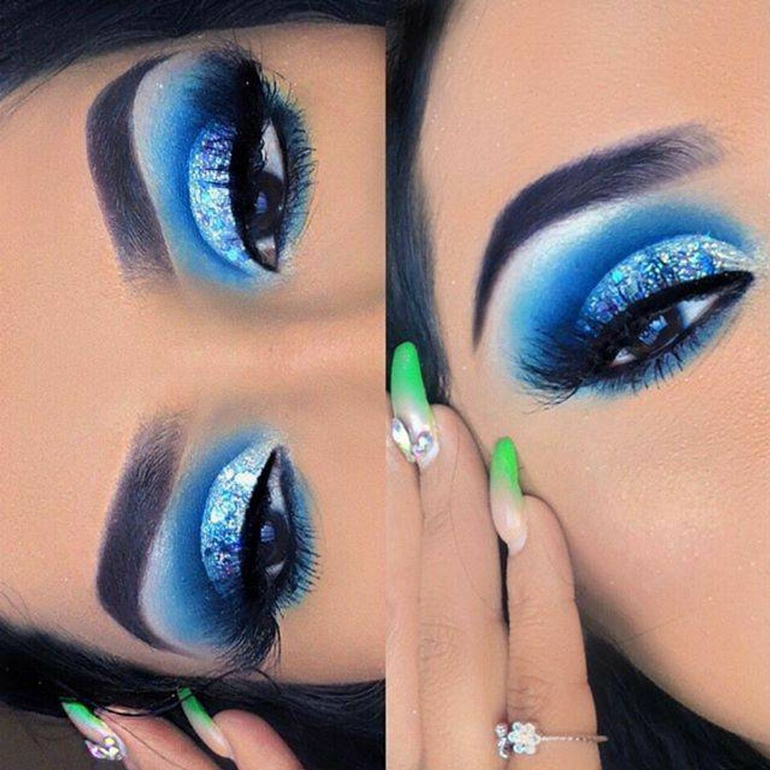 Moda Blue makeup idea