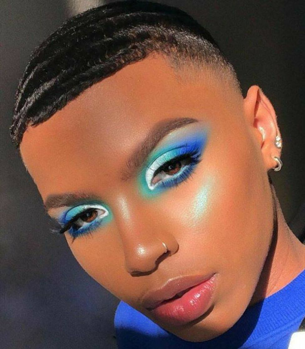 Moda Blue makeup idea 💙