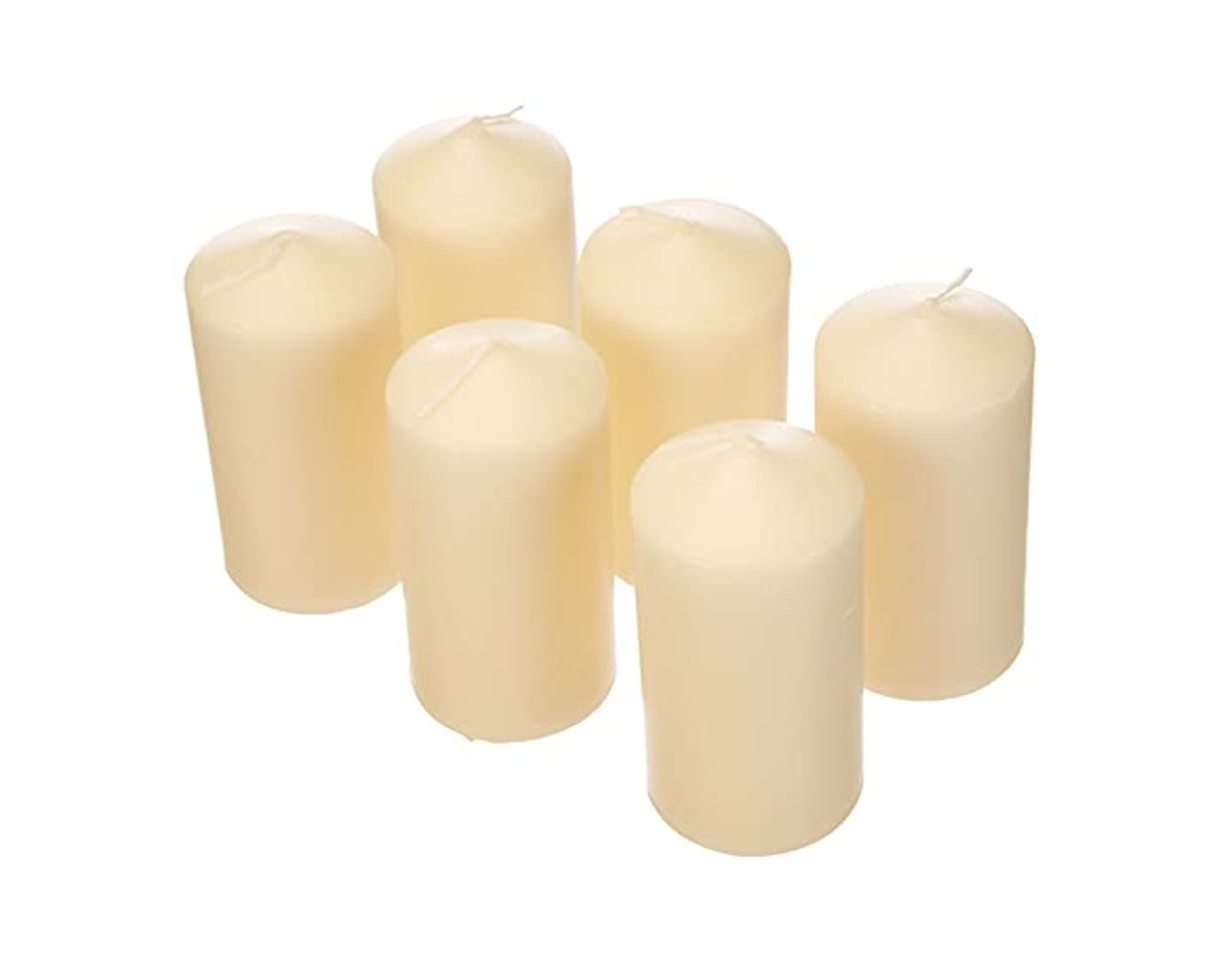 Home PAPSTAR 17,991 - Conjunto de 6 Velas, 60 x 115 mm, 6