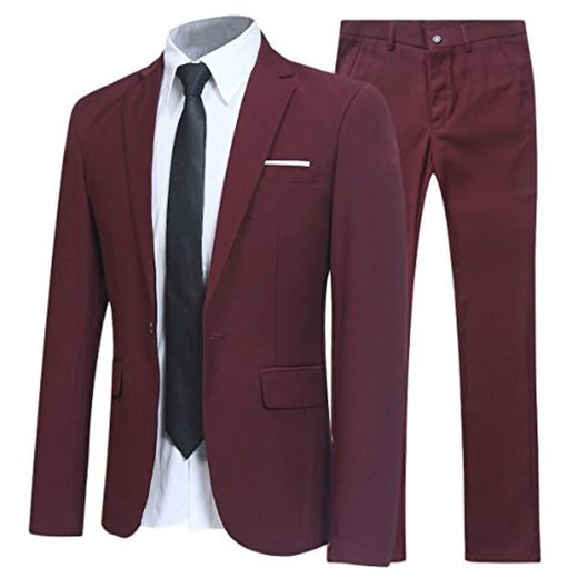 Traje de 2 piezas para hombre compuesto por chaqueta y pantalones