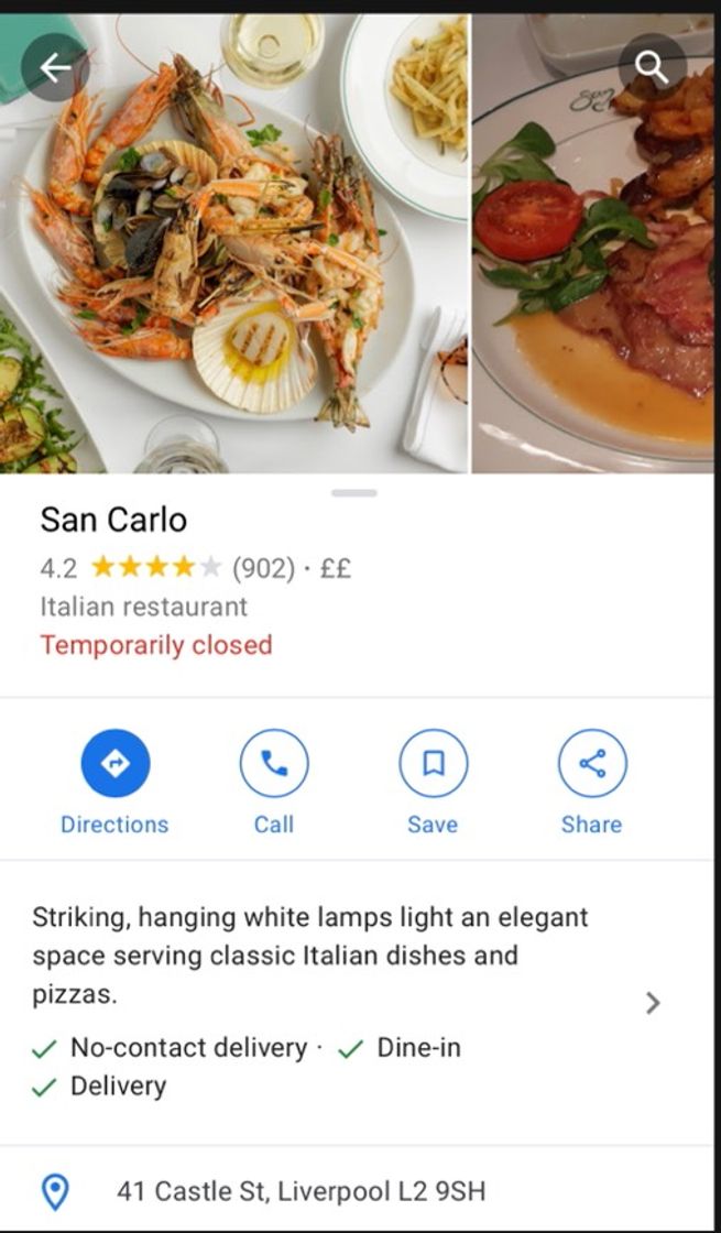 Moda Um dos melhores restaurantes Italiano em Liverpool 