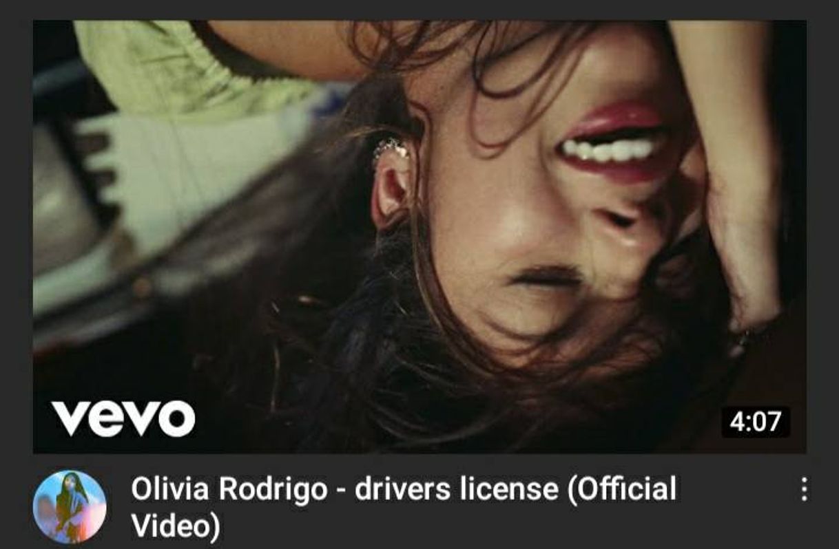 Music Driver's license - Olivia Rodrigo