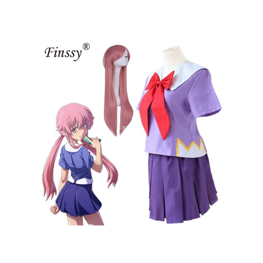 Fashion Cosplay Yuno Gasai