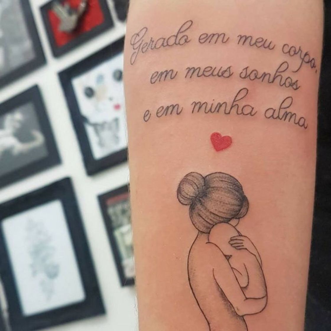 Fashion Tatuagem com seu bebê 