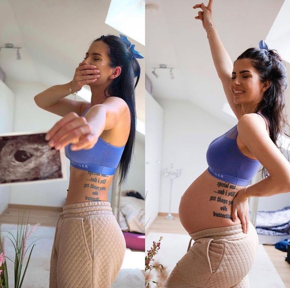 Social Ideia de foto durante a gestação 