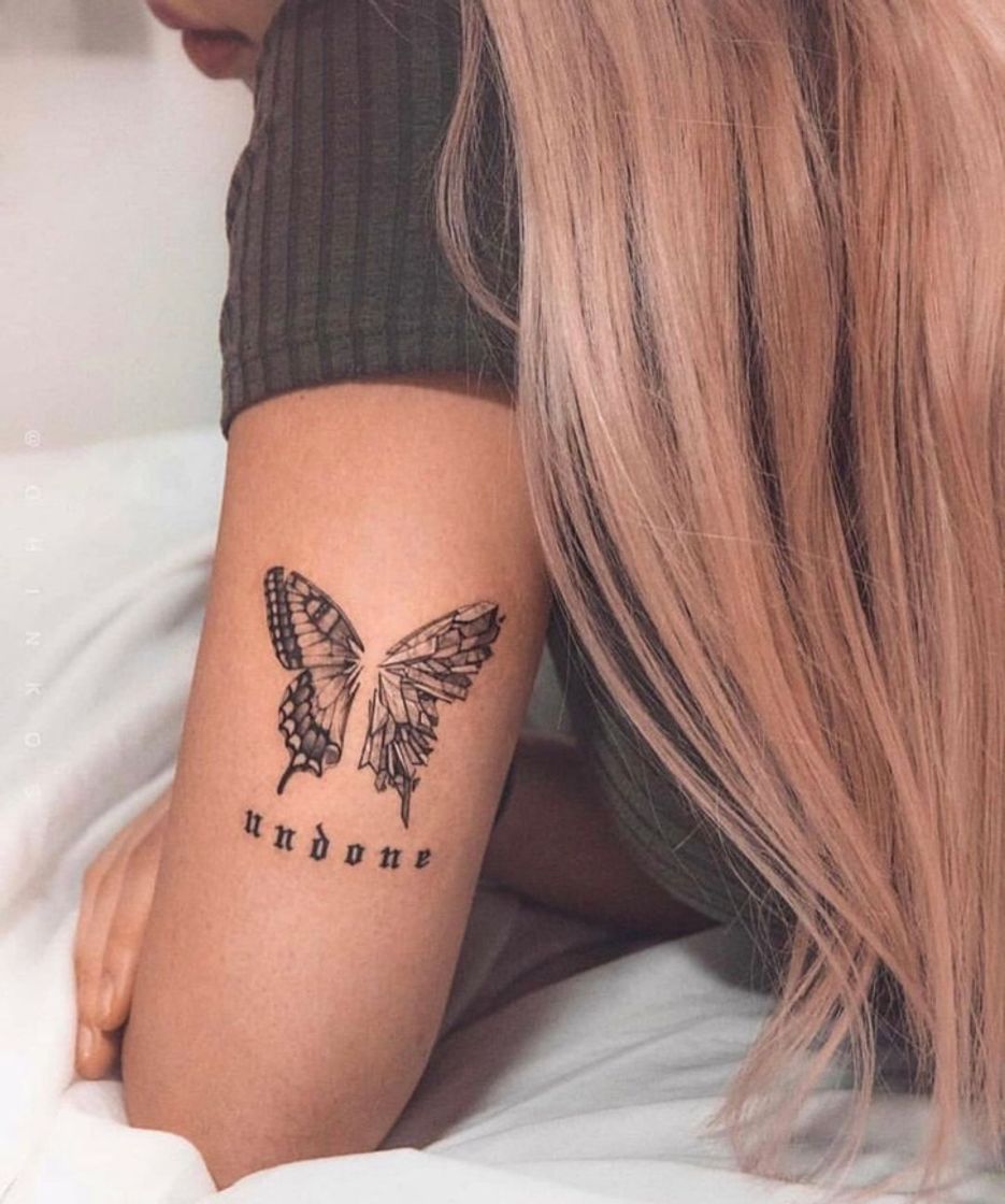 Moda Tattoo borboleta❤️