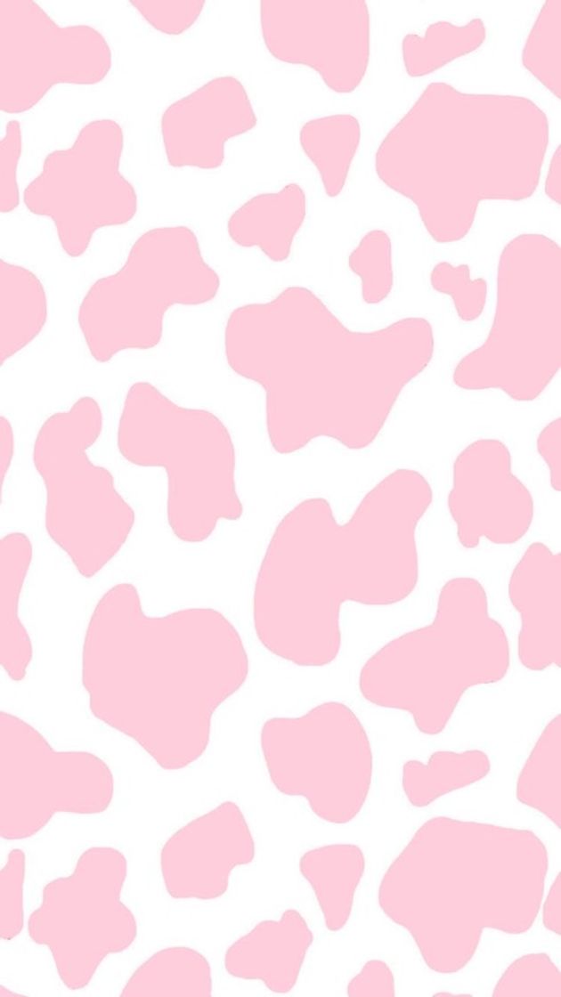 Social Pink Cow Print Wallpaper 