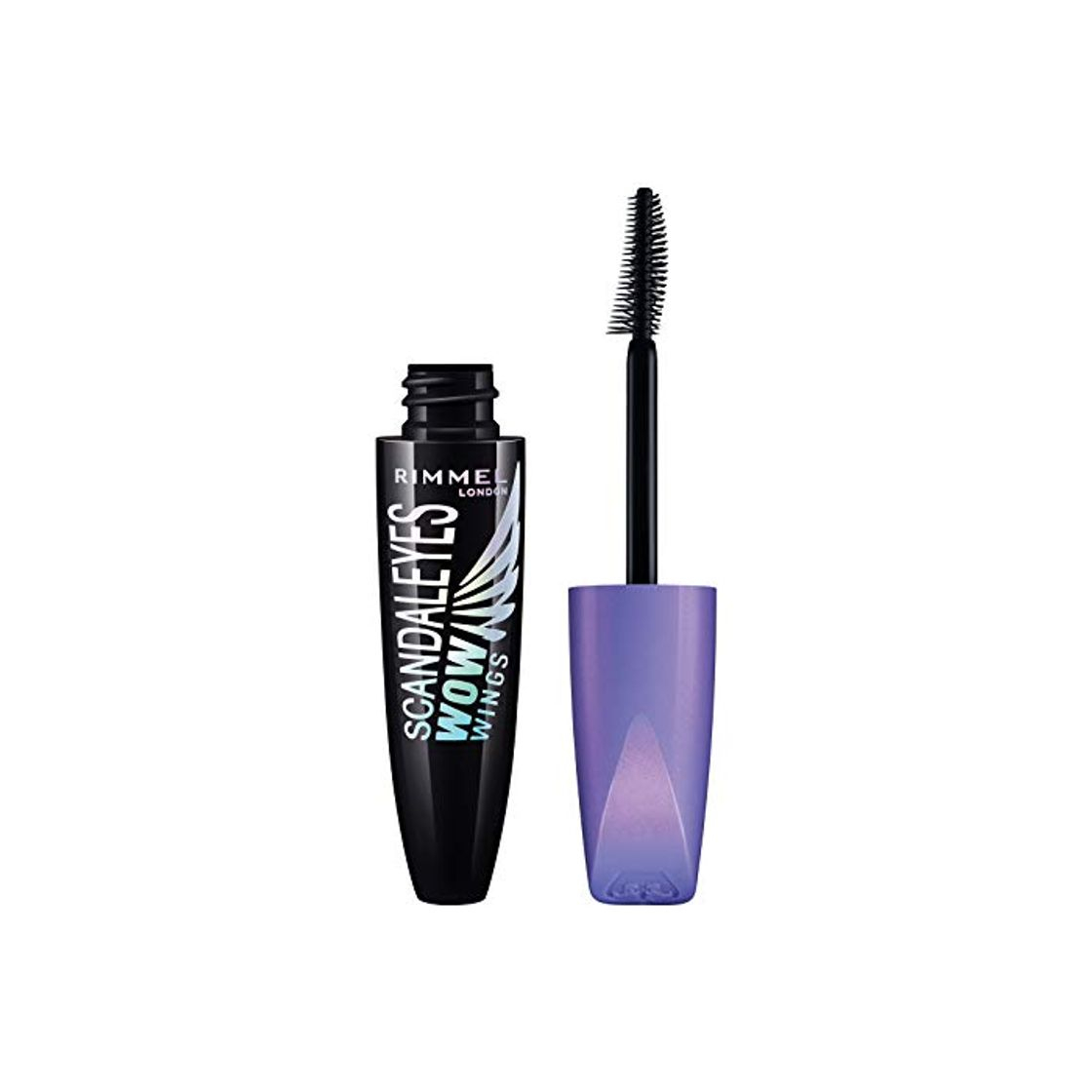 Belleza Rimmel London Scandaleyes Wow Wings Máscara de Pestañas Tono Extreme Black