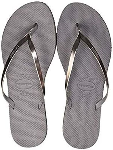 Havaianas You Metallic, Sandalias para Mujer, Negro