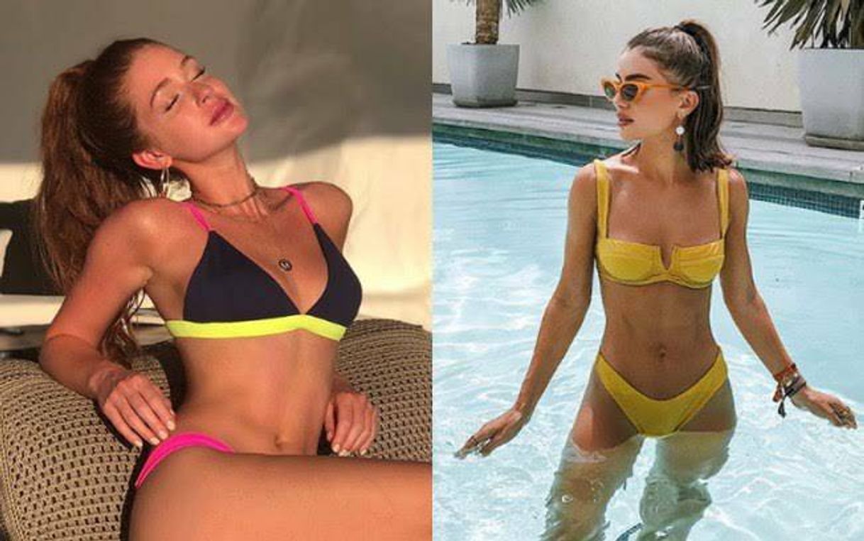 Moda Modelos de biquíni: 8 tendências de moda praia que as famosas ...