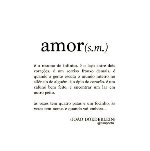 Amor significado 