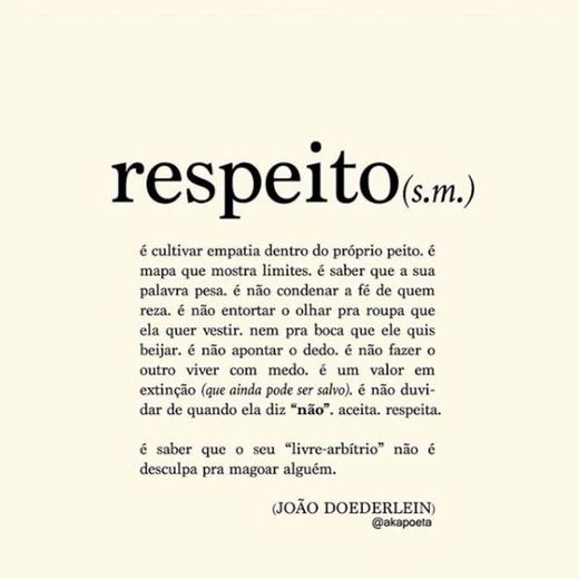 Respeito