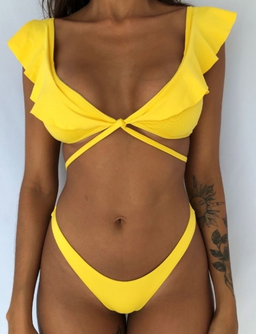 Fashion Biquíni diva amarelo 💛