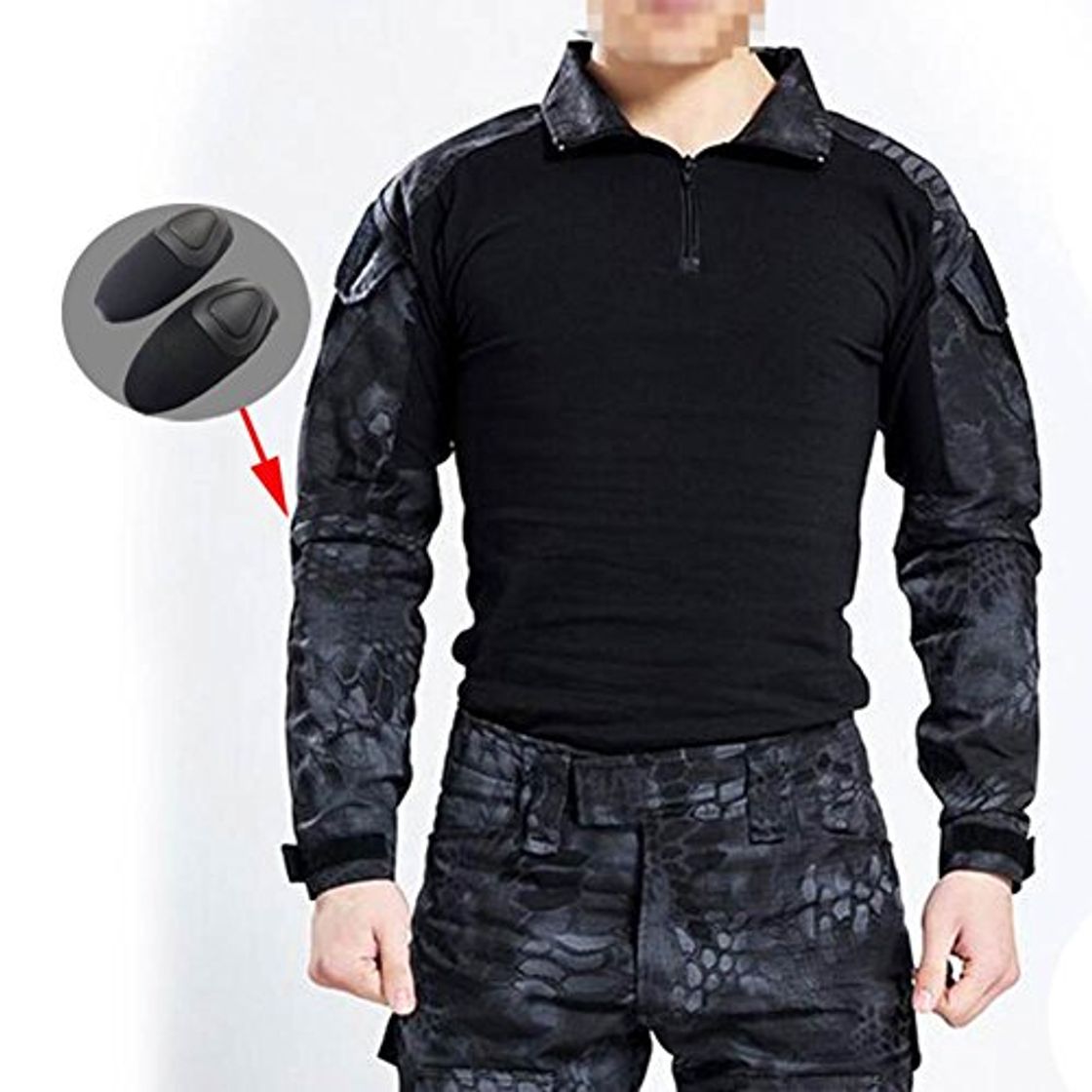 Fitness Camisa de camuflaje BDU de WorldShopping4U