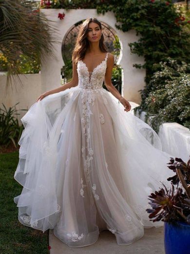 Vestido de noiva dos sonhos💕