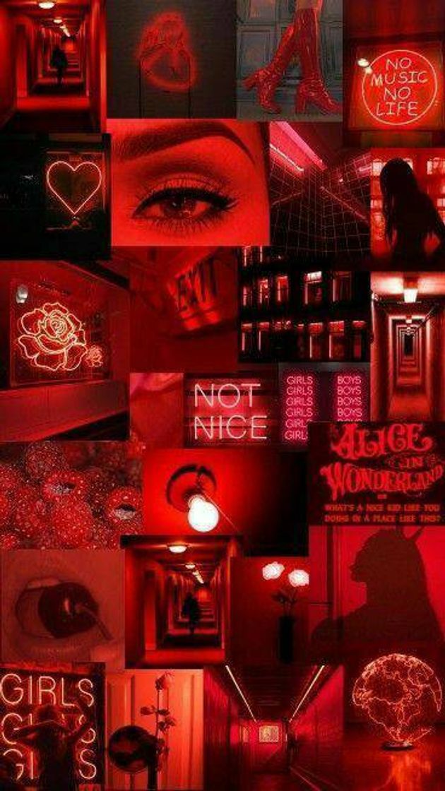 Moda Wallpaper and aesthetic red