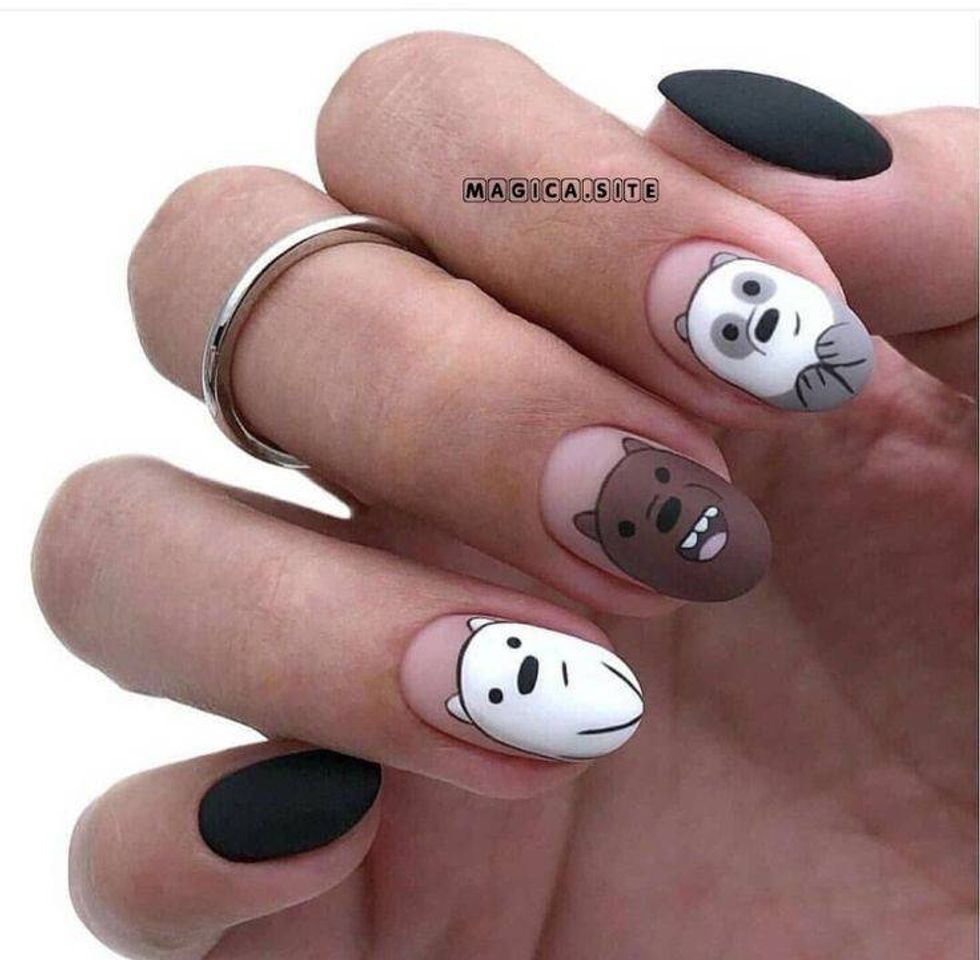 Fashion Unhas do urso sem curso