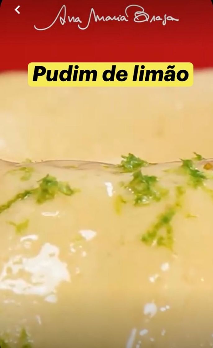 Moda pudim de limão 😋