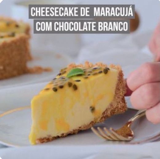 cheese cake de maracujá 😋