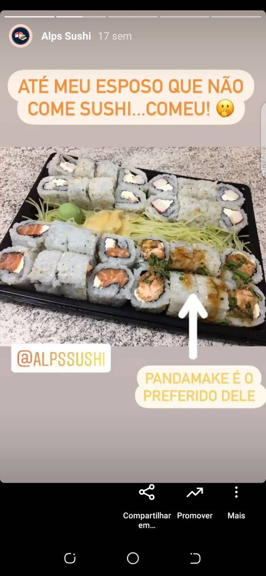 Restaurants ALPs sushi Delivery