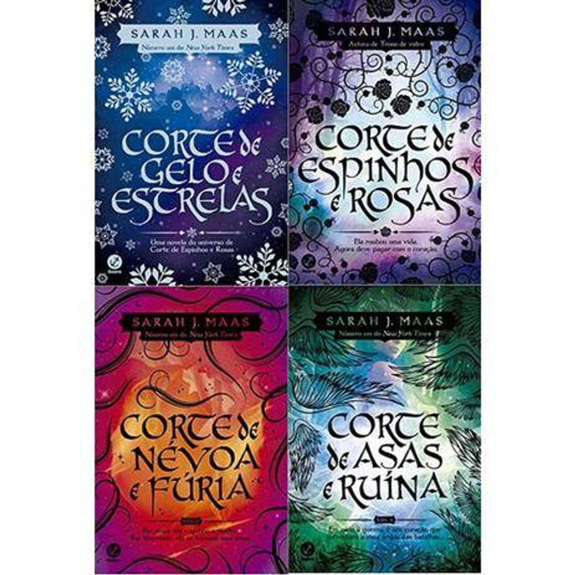 Libros Corte de rosas e espinhos da escritora Sarah J Maas 