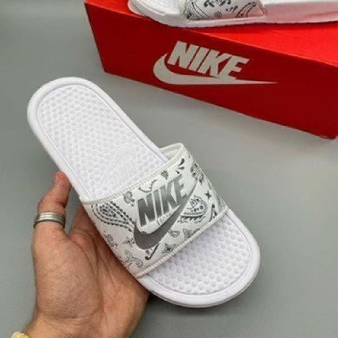 Moda Chinelos Nike Personalizados