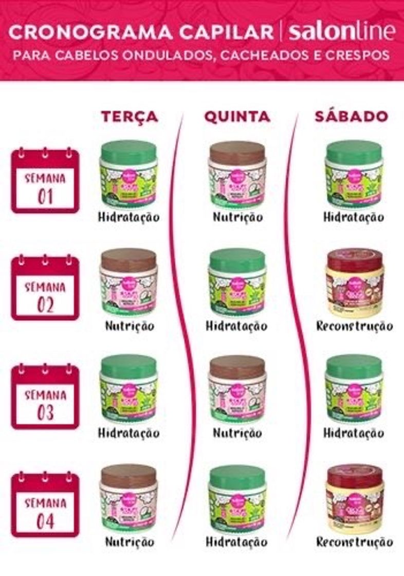 Social cronograma capilar para cabelos fracos