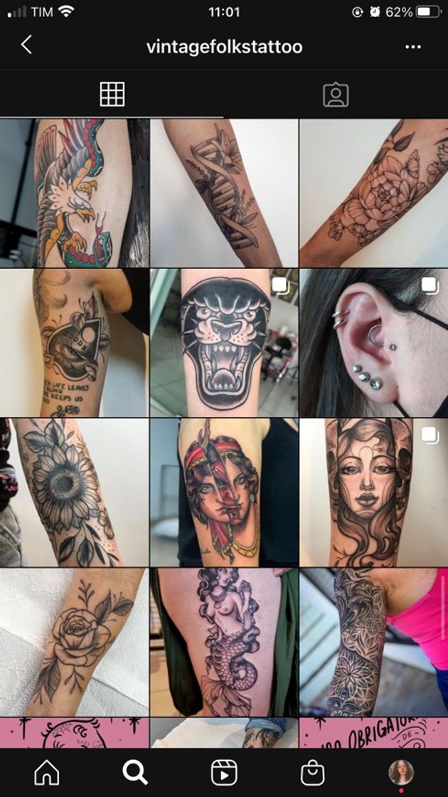 Moda studio de tatuagem profissional 