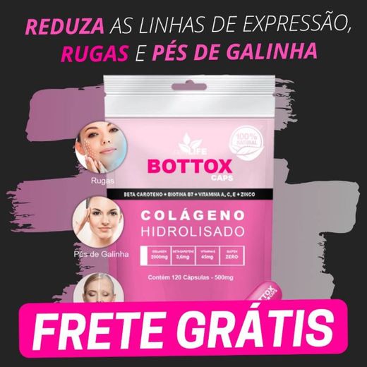 Bottox Caps pode te ajudar a ter o rosto mais firme! 