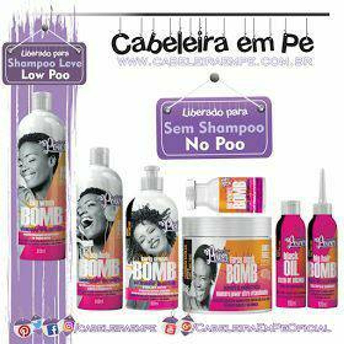 Moda Shampoo pra quem utiliza a técnica low poo