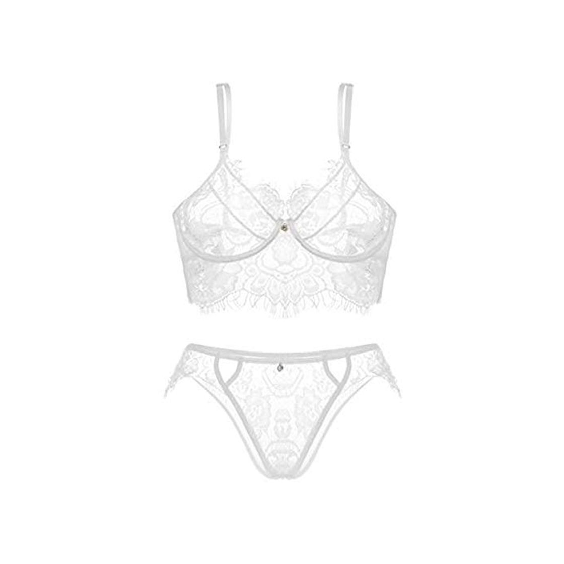 Social CheChury Lencería Sexy Erotica Babydoll Encaje Ropa Interior para Mujer G