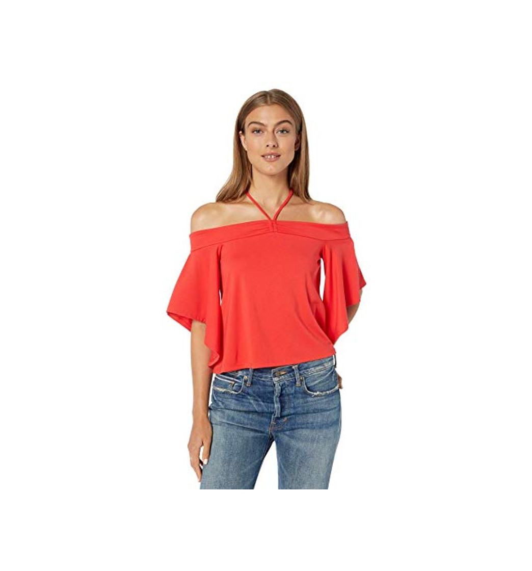 Fashion BCBGMAXAZRIA Women's Off The Shoulder Cropped Top