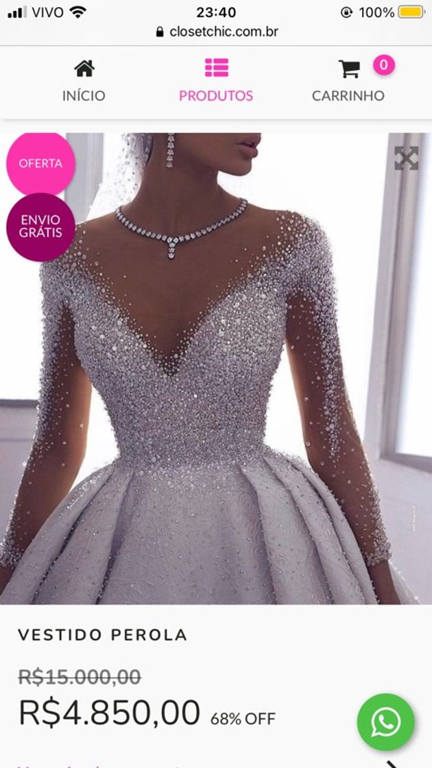 Social Vestido perola - Comprar em Closet Chic