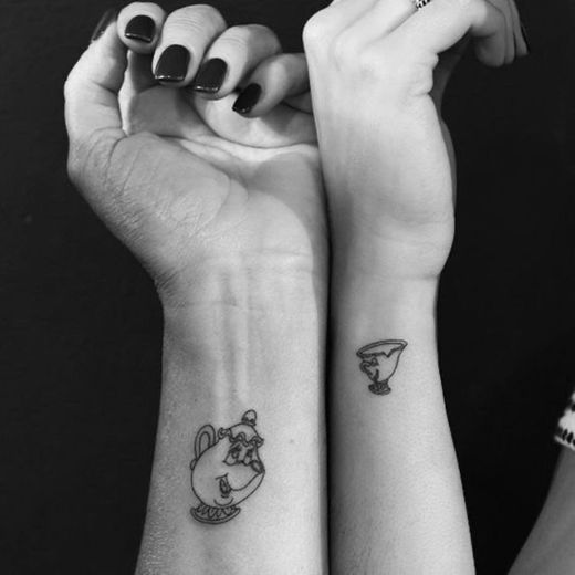 Bela e a fera tattoo