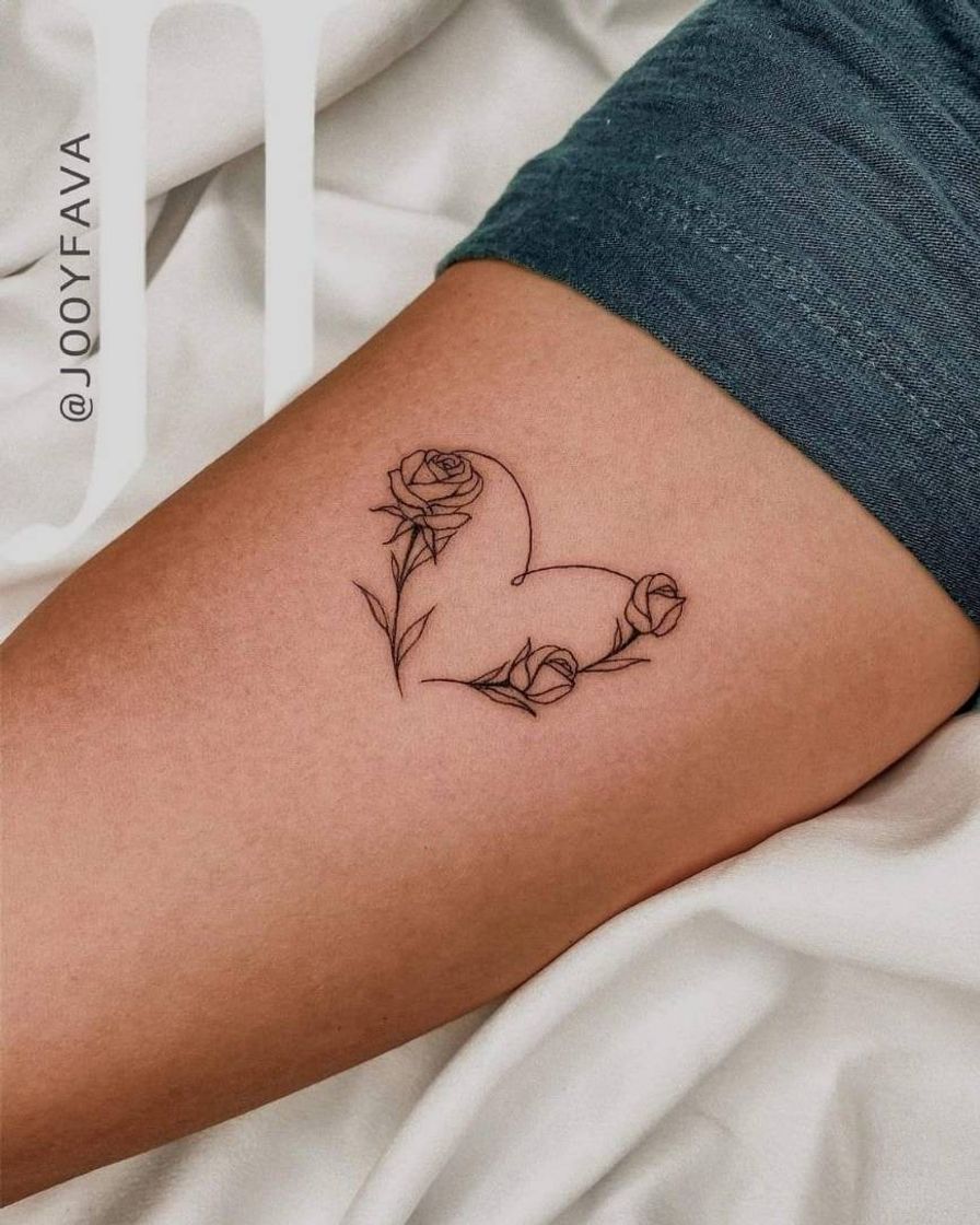 Moda Tattoo bem delicadinhaa❤️