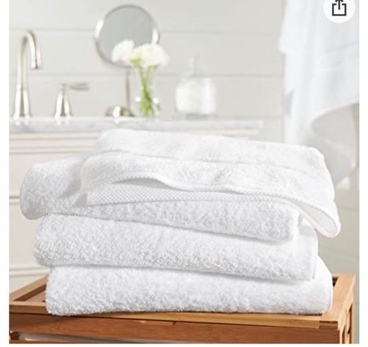 Conjunto de toalhas de banho de algodão egípcio de 4 peças P