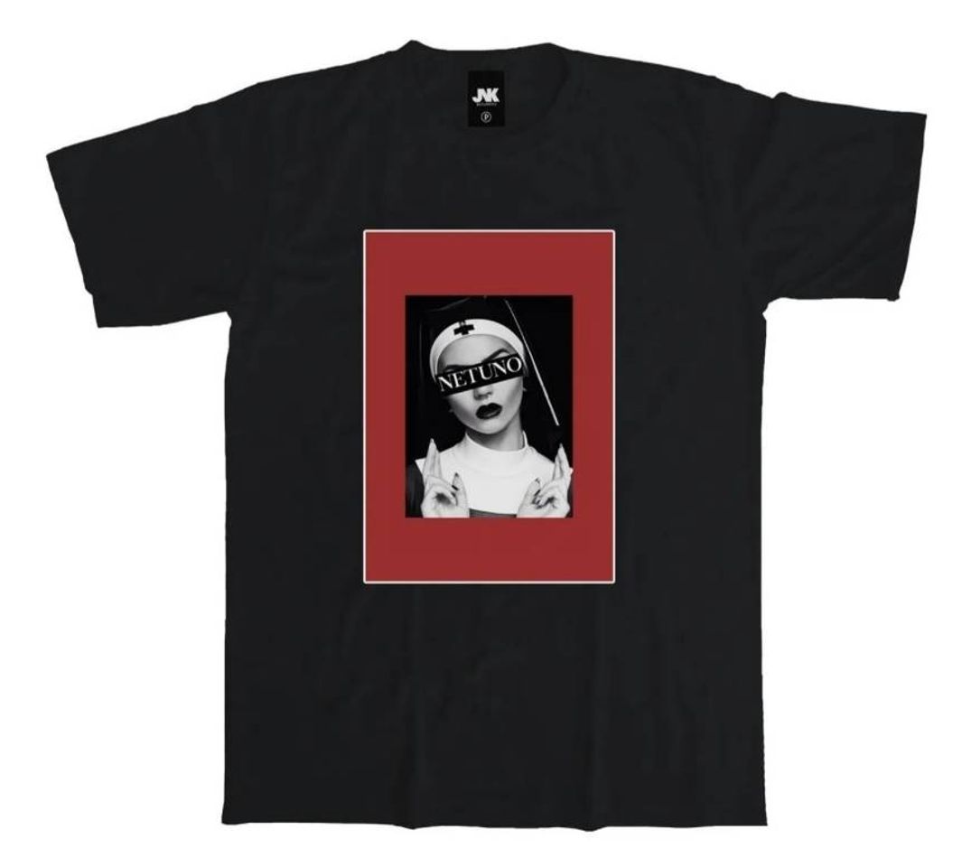 Fashion Camiseta freira goth