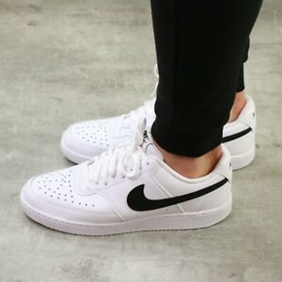 Moda Nike Court Vision LO, Zapatillas Hombre, Blanco